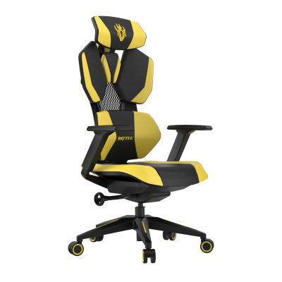 China (Height) Adjustable Bumblebee Gaming Chair 4D Leather Armrest With Soft PU Face Gaming Office Chair for sale