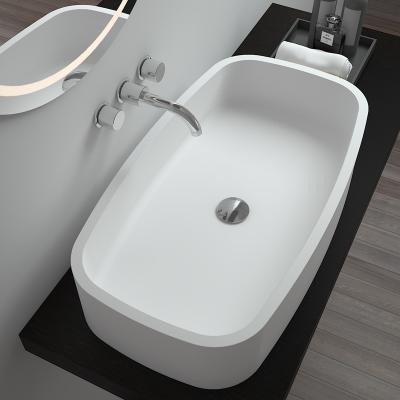 China ST-8305 BELLISSIMO Wash Sink Repairable Italian Solid Outdoor Bathtubs And Resin Artificial Stone Basins Concrete Basins for sale