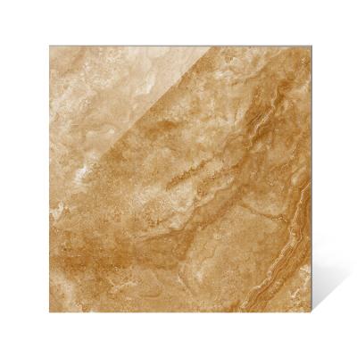 China Double Glazed Metallic Tiles Dining Room Pisos Porcelanato Brown Glazed Marble Tiles for sale