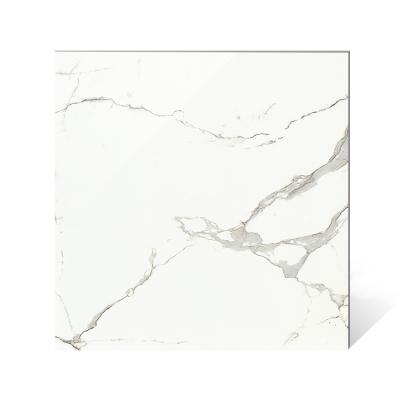 China Glazed White Gray Glazed Metallic Tiles Carrara Polished Porcelain Tiles For Malaysia for sale