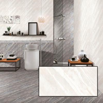 China STM36038 Glazed Metallic Tiles Toilet Decor Wall / Floor Marble Look Like 30X60 Stone Bathroom Tiles Ceramic Tile for sale