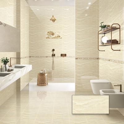 China Hotel Metallic Toilet Wall Tiles STM36036 Glazed Home Bathroom Marble White Ceramic Tiles Floor Tile for sale