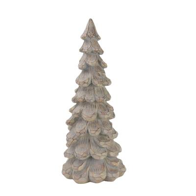 China Chirstmas Decor Table Top Christmas Tree Artificial Farmhouse Christmas Ornaments Resin for sale