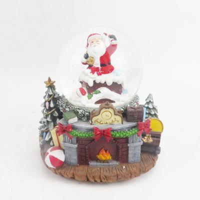 China Sale of Santa Claus Snow Water Globe For Europe Promotion Gift Souvenir for sale