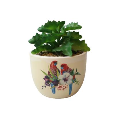 China Mini Ceramic Pots Wholesale For Mini Ceramic Pots Wholesale For OEM Fashion Garden Pots Minimalist Planter Pot Cute Ceramic Ornaments for sale