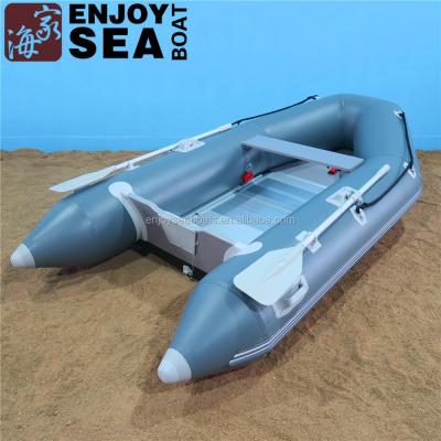 China Cheap PVC inflatable 2m PVC boat with slatted/plywood floor! for sale