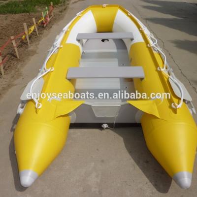 China Yellow sports and white ASD-320 5 person rigid inflatable boat inflatable fishing boat for sale! ! ! for sale