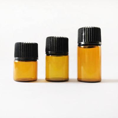 China 1/4 dram essential oil bottle doterra essential oil cosmetic glass bottle 1ml 2ml 3ml for sale