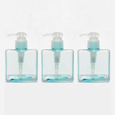 China BEAUTY PACKAGING 250ml PET plastic type shampoo bottle use with plastic pump bottle with pump dispenser for sale