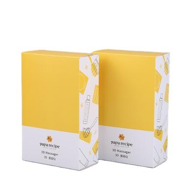 China 2021 Factory Direct Recycled Logo Printed 350gsm Skin Care Packaging Paper Face Mask Box Eco Packaging Materials Direct Blank Card Folding for sale