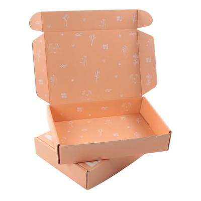 China Recycled Packaging Materials Factory Advertisement Paper Cardboard Boxes, CMYK Logo Custom Corrugated Shipping Box For Gift for sale