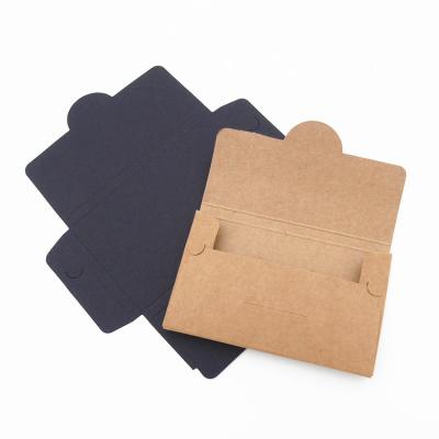 China Recycled Materials Custom Logo Printing Kraft Paper Cardboard Envelope Packaging For Gift for sale