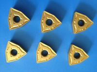 China TCMT090204-HF yellow CNC Carbide Inserts Tool triangle K05 - K15 for sale