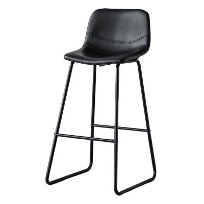 China Wholesale Super Comfortable Kitchen Stool Cheap Fabric Cafe Chair Metal High Bar Creative Modern Bar Chair for sale