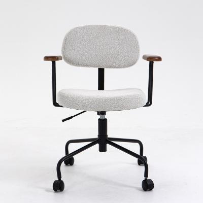 China Spinning Fabric Dining Rotatable Adjustable Chair Legs Chair Metal Height Office Chair Covered With Fabric Office for sale