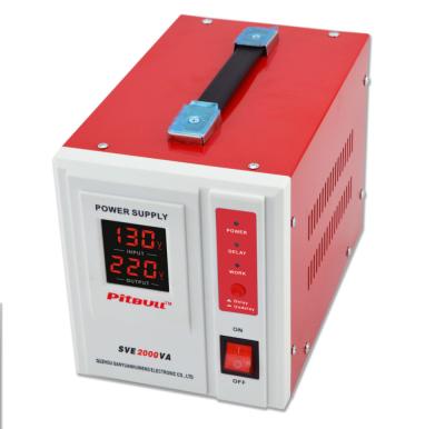 China SVC SVE VA Voltage Regulator AC 220V Digital Control Power Supply Voltage Stabilizer Pit Bull Mark 2000 for sale