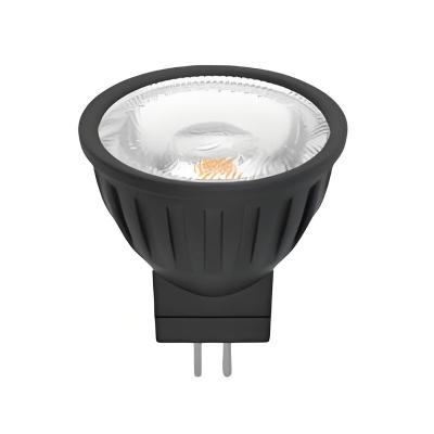 China Teco Black Ra90 MR11 Dimmable LED Light Bulbs 3000K 24 Degree LED Spotlight for sale