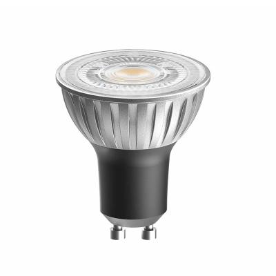 China 8W GU10 lâmpada LED 2700K Branco quente 24 graus ângulo de feixe Ra98 ponto atenuável à venda