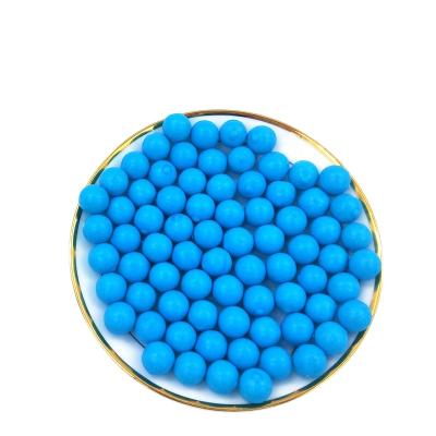 China Fruity Flavor 1g Mini Hollow Bubble Gum Ball Bulk The Hollow Flat Ball for sale