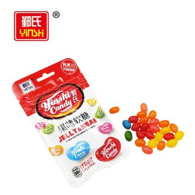 China Mix Natural Fruit Flavors Multi Color Jelly Beans for sale