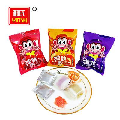 China Chinese Natural Candy Supplier Tied Belt Multi Flavor Popping Gelatin Candy Gummy Candy for sale