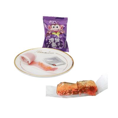 China Natural Delicious Grape Flavor Gummy Bun And Candy Kids Snack Popping Bags For Kids for sale