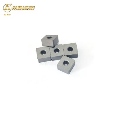 China Hardness 12.7*12.7*6.5mm Chian Saw Machine Tungsten Carbide Insert / Tungsten Carbide Tips For Stone Cutting for sale