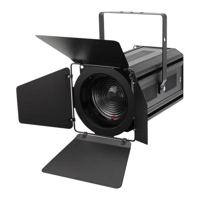 China Built-in programs 100W Led Fresnel Light Includes Barn Doors  LED Fresnel Spot/Wash Light with Adjustable  Beam Angle  Fresnel Lights fo Church for sale