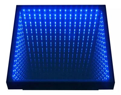 China Party Wireless Magnet LED Dance Floors 3D Wedding Dance Floors Light Infinity Mirror Wireless Dance Floors for sale