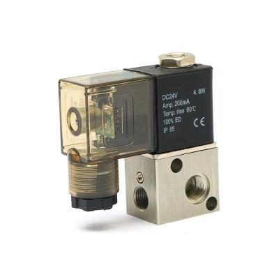 China 1/8 Pipe 3V1-06 Direct Acting Mini Three Way Manufacturers Normally Closed General Small Solenoid Valve 12v Solenoid Valve for sale