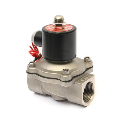 China Corrosion Resistant High Quality SS 2S250-25 2 Way 2 General Position 1 Inch Water Solenoid Valve Stainless Steel for sale