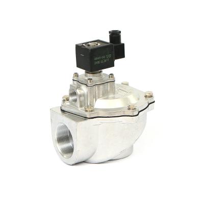 China Factory direct general supply double diaphragm dust collector right angle threaded pulse solenoid valve for sale