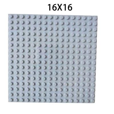 China Creative Building Toy Plastic 16x16 Plate Children Education DIY Custom Assemble Block for sale