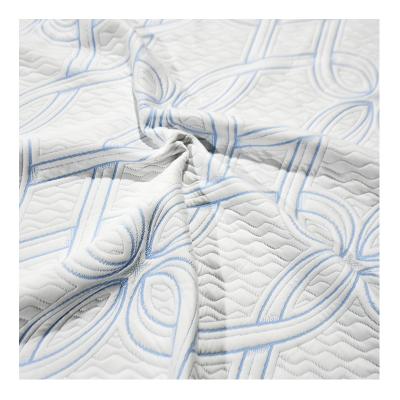 China Fully Drawn Heat-insulation Yarn Polyester Fabric Knitted Mattress Fabric Home Textile for sale