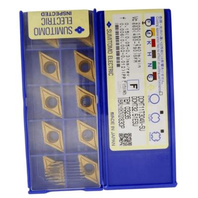 China Turning DCMT carbide blade for steel machining, Japanese manufacturer Sumitomo blade cutting tool for sale