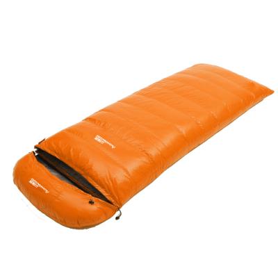 China Wholesale Cold Winter Outdoor Adult Camping Travel Envelope Type Down Warm Goose Envelope Equipment Down Sleeping Bag for sale