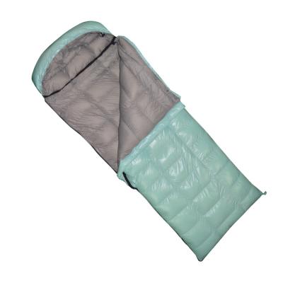 China New Design Envelope Type Outdoor Adult Ultralight Square Thickened Warm And Cold-proof Camping Hiking Quilting Goose Down Sleeping Bag for sale