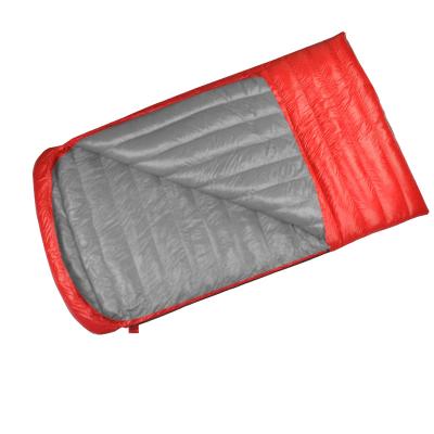 China Outdoor and Cold Adult Envelope Ultralight Warm Type Protection Plus Travel Camping Hiking Four Seasons Goose Down Sleeping Bag for sale