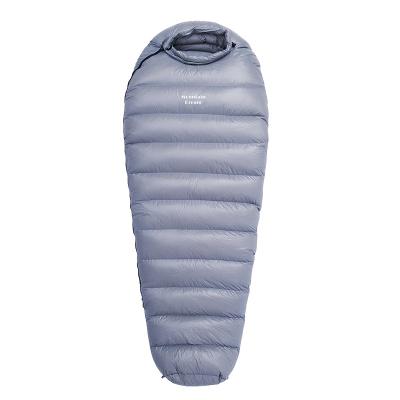 China Wholesale Custom Mummy Outdoor Adult Ultralight Warm Thickening Cold Proof Military Down Sleeping Bag 90% Duck Down Quilting Fall Down for sale