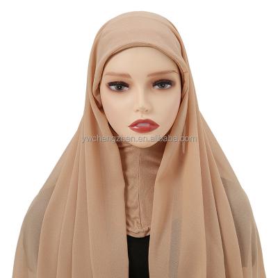 China Latest Muslim Fashion Long Hijabs Cotton Tank Top Stretch Head Hijabs Scarf for sale