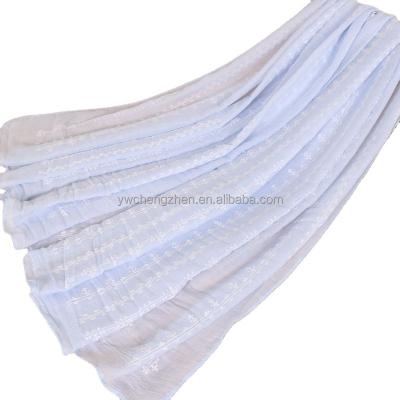 China Nickel 2023 New China Designer Ladies Voile Cotton Feel Malaysia Scarf Hijab Shawl for sale