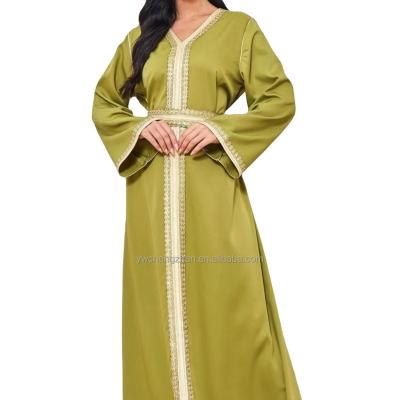 China Islam Abaya Women's Abaya Kimono Evening Long Dubai Abaya Headscarf High Quality Muslim Cardigan Dress African Women Robe Wholesale for sale