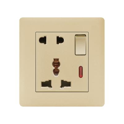 China Factory Wholesale 13A 250V Socket and Switch Electrical s Wall Socket with USB 86*90mm for sale