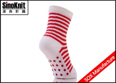 China Cutsom Stripe Anti Slip Seamless Kids Socks / Funny Cotton Tube Children Socks for sale