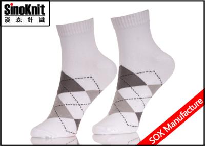 Китай Костюм человека лодыжки Argyle подгонянный белизной Socks Breathable хлопок продается