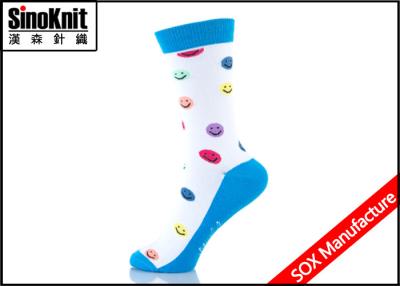 China Multi Color Sex Smile Face Ladies Fashion Socks Sexy Women Trendy High Socks for sale