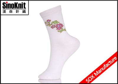 China Popular Frilly Cotton White Women Casual Socks Graceful Ladies Socks Anti-bacterial for sale