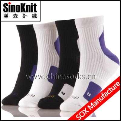 China Dri-fit Custom Elite Athletic Socks  Basketball Fashion Design Mens Sporty Sock for sale