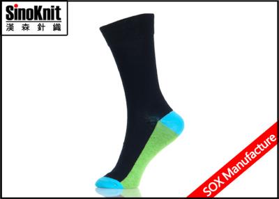 China Calcetín azul del dedo del pie y del talón del equipo de la astilla verde clara casual para hombre negra de los calcetines en venta