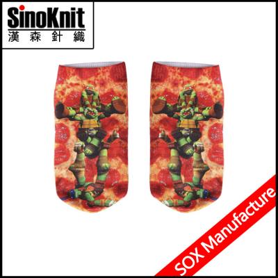 China Personality Character Funky Socks Ankle Tube Type Sublimation Sock for sale